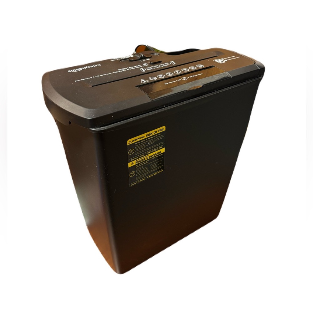AmazonBasics Black Paper Shredder